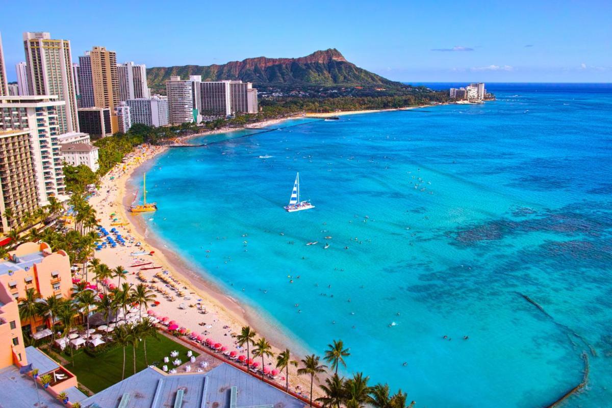 Renovated With City View At Aqua Palms Waikiki Honolulu Exteriér fotografie