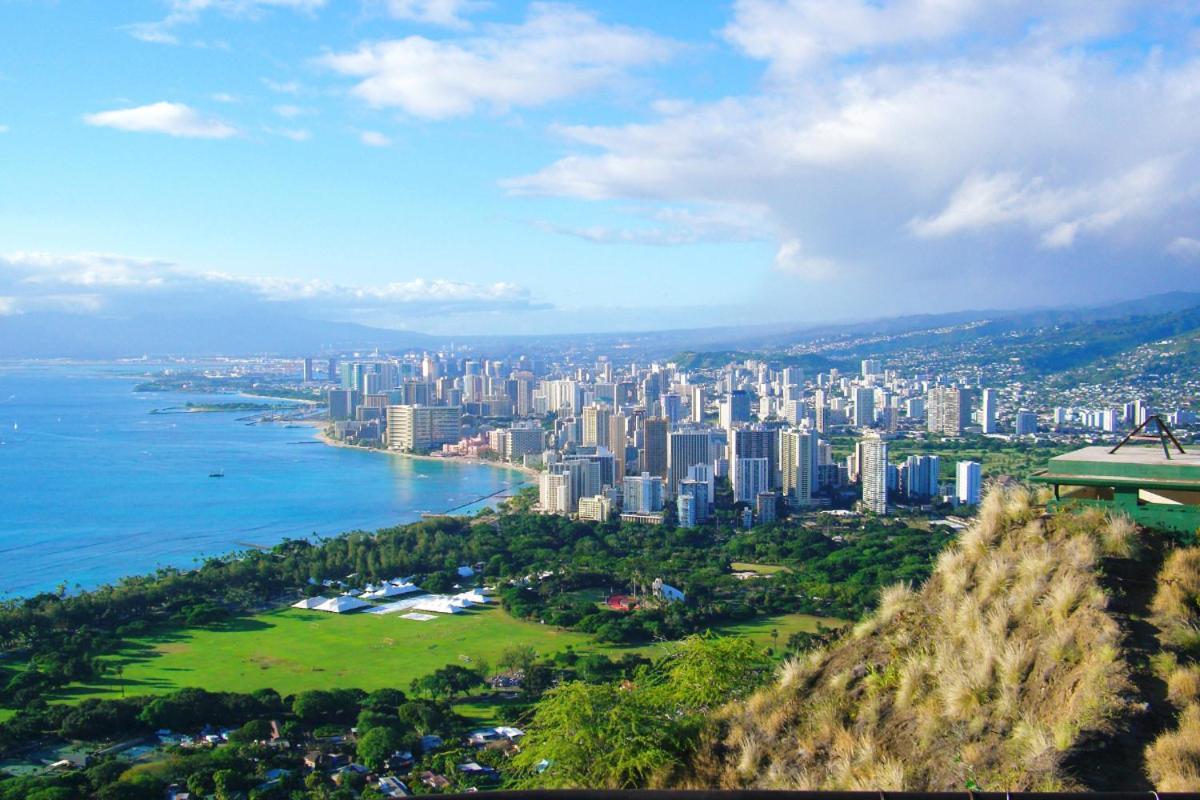 Renovated With City View At Aqua Palms Waikiki Honolulu Exteriér fotografie